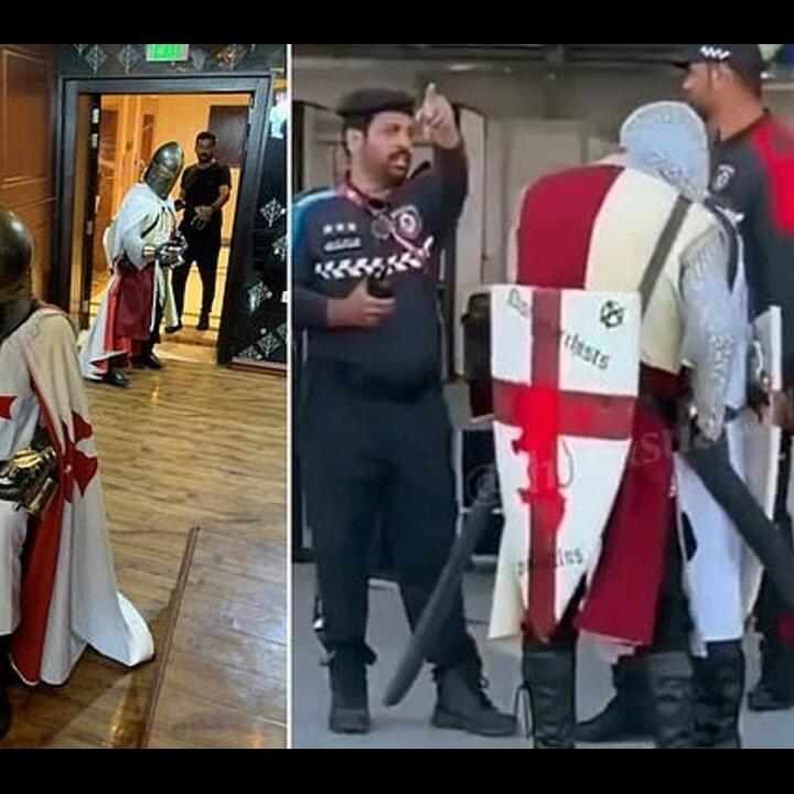 Fans England Diusir dari Stadion oleh Petugas Qatar Karena Menggunakan Outfit Ini