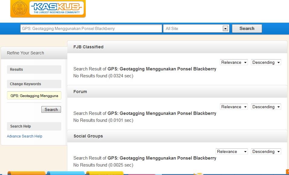 GPS: Geotagging Menggunakan Ponsel Blackberry
