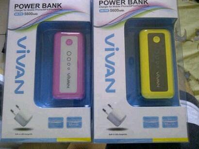 Power Bank Charger Portable untuk Charge BlackBerry, iPhone, iPod, GPS dan PSP