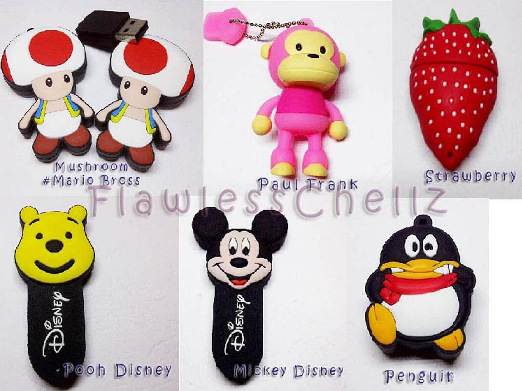 Terjual Jual OBRAL Flashdisk Kartun Lucu/Imut Murah Meriah 