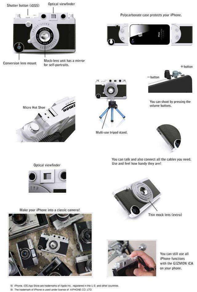 Christmast SALE Skin Leica dan Gizmon iCa case untuk iPhone 4/4S termurah!!
