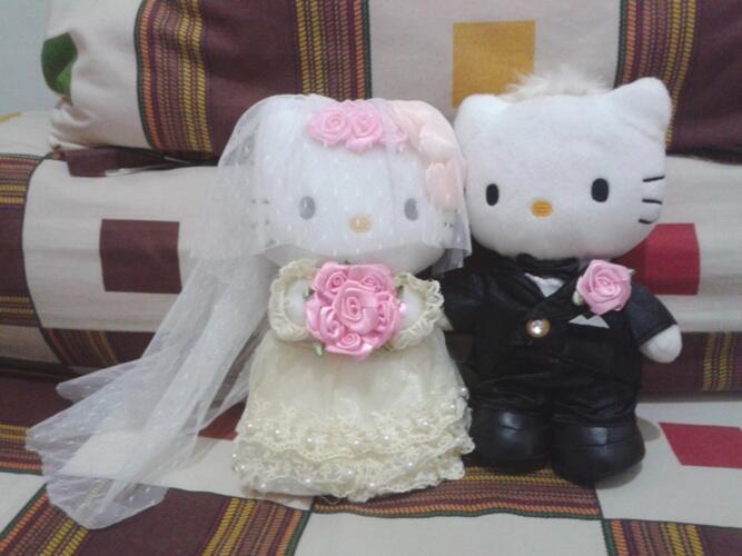 Jual Boneka Couple Hello Kitty, Teddy bear, Rilakkuma, Doraemon ( Dpinx Collection )