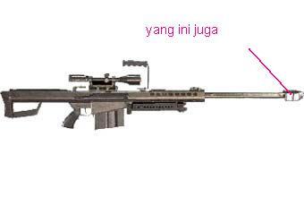 &#91;ASK&#93; KEGUNAAN LUBANG DI UJUNG LARAS SNIPER,TANK DLL