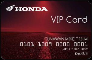 HONDA VIP CARD for Honda Biker