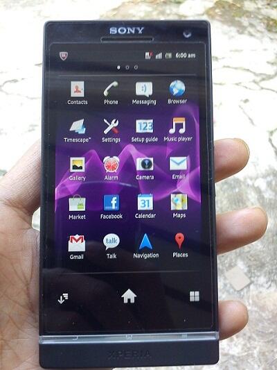 SONY XPERIA S LT26i Black Lengkap Garansi Resmi Oktober 2013 Mulus Like New