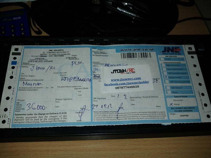 &#91;JTown RC Hobby&#93; -Bukti pengiriman & Testimonial