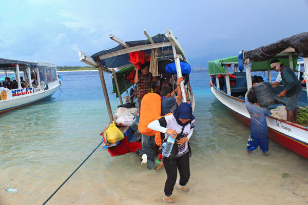 Relaksasi Rangkaian 3 Gili (Ayer, Meno, Trawangan)