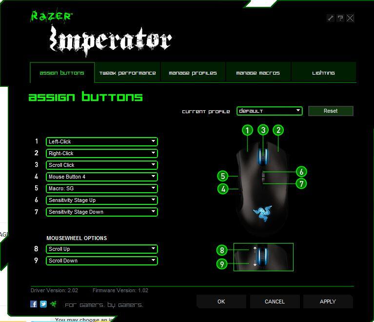 &#91;ASK&#93; Setting Macro di RAZER IMPERATOR 4G, &#91;HELP!&#93;