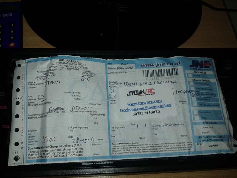 &#91;JTown RC Hobby&#93; -Bukti pengiriman & Testimonial