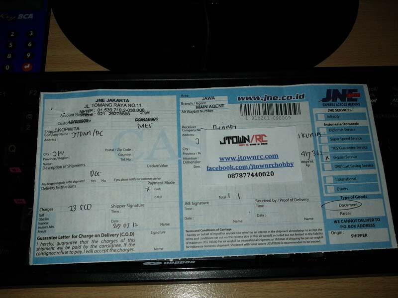&#91;JTown RC Hobby&#93; -Bukti pengiriman & Testimonial