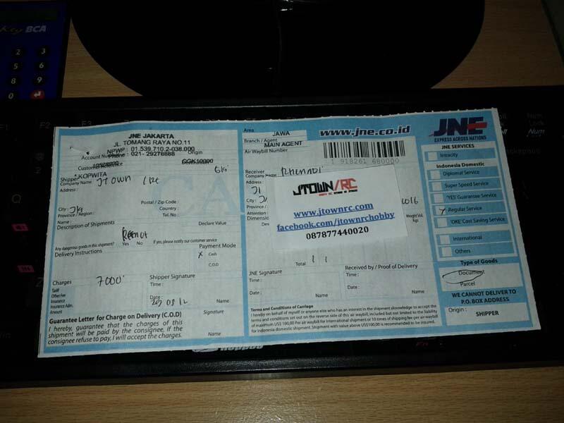 &#91;JTown RC Hobby&#93; -Bukti pengiriman & Testimonial