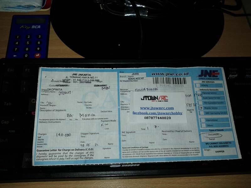 &#91;JTown RC Hobby&#93; -Bukti pengiriman & Testimonial