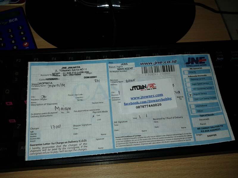 &#91;JTown RC Hobby&#93; -Bukti pengiriman & Testimonial