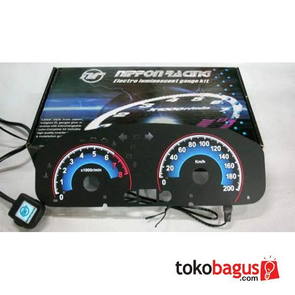 Cari JUAL INDIGLOW SPEEDOMETER MOBIL  NEW MODEL BLACK ODC  