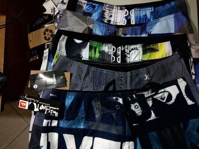 Celana Surf, Pantai, Boardshort Bilabong, Quicksilver, Hurley.100% ORIGINAL, MURAH.