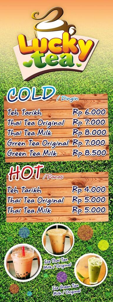 Penawaran kemitraan outlet minuman thai tea dari lucky tea