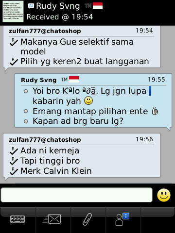 Testimonial Pelanggan Chatoshop (a.k.a zulfan777)