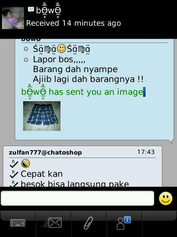 Testimonial Pelanggan Chatoshop (a.k.a zulfan777)