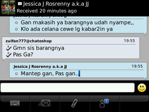 Testimonial Pelanggan Chatoshop (a.k.a zulfan777)