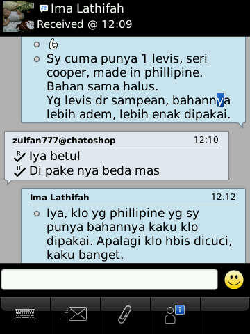 Testimonial Pelanggan Chatoshop (a.k.a zulfan777)