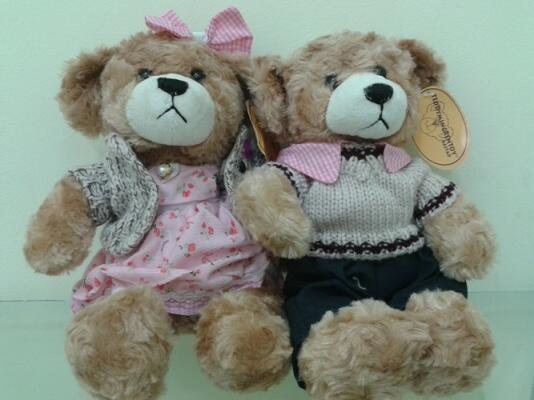 Jual Boneka Couple Hello Kitty, Teddy bear, Rilakkuma, Doraemon ( Dpinx Collection )