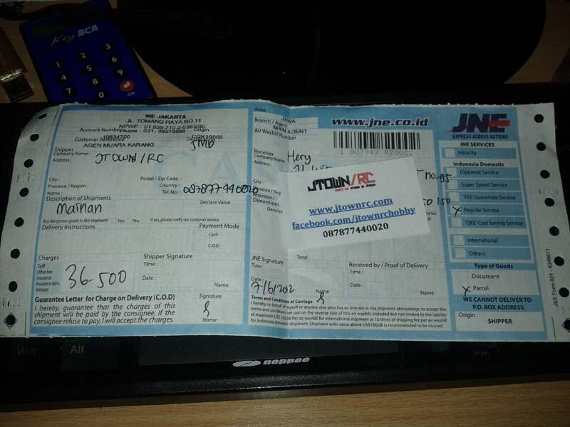 &#91;JTown RC Hobby&#93; -Bukti pengiriman & Testimonial