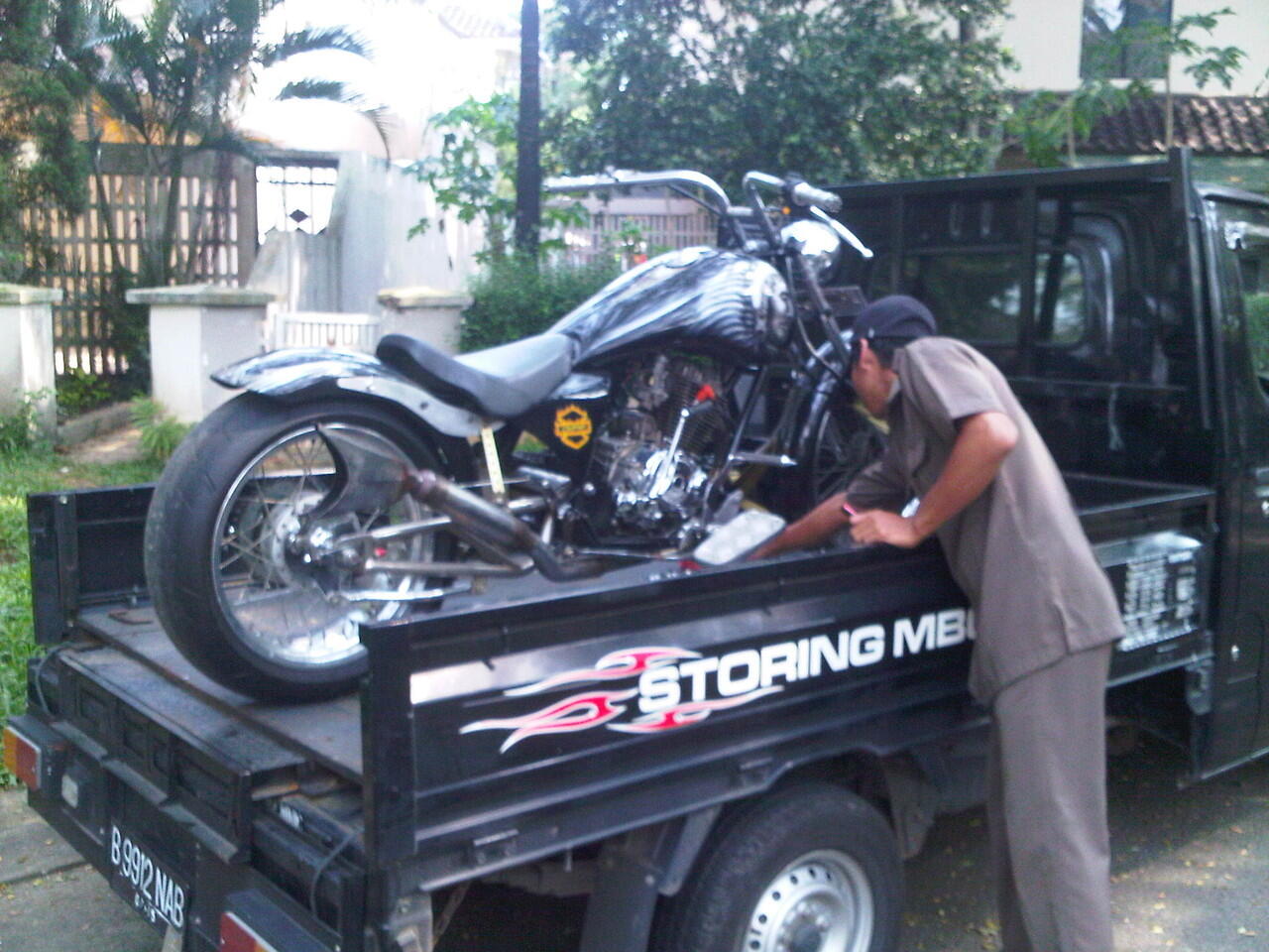 Jual Motor Tiger Modifikasi Chopper Single Seater Softtail