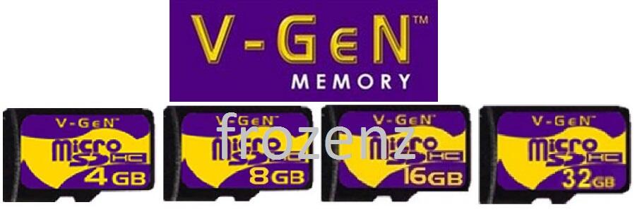 Memory Microsd V-Gen & Sandisk 2, 4, 8, 16, 32Gb HC, HC