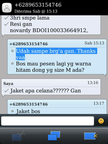 Testimonial&amp;bukti laporan barang sampai ORIGINAL 100% dikipli dijamin asli gan