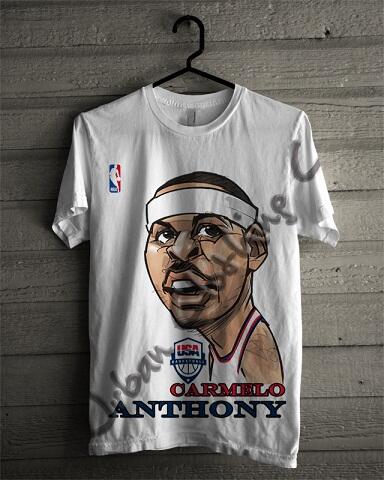 T-SHIRT KAOS DISTRO NBA BASKETBALL ( MIAMI HEAT LAKERS ETC) & SLAMDUNK READY STOCK !!