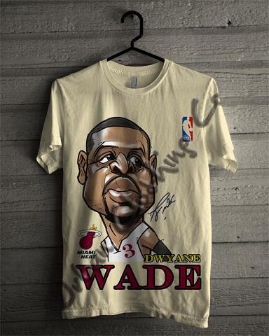 T-SHIRT KAOS DISTRO NBA BASKETBALL ( MIAMI HEAT LAKERS ETC) & SLAMDUNK READY STOCK !!