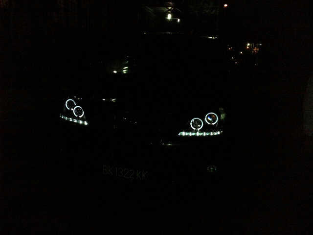 Jual Bohlam LED Sein u/ mobil 45 SMD 3528, warna kuning-oren-orange!!