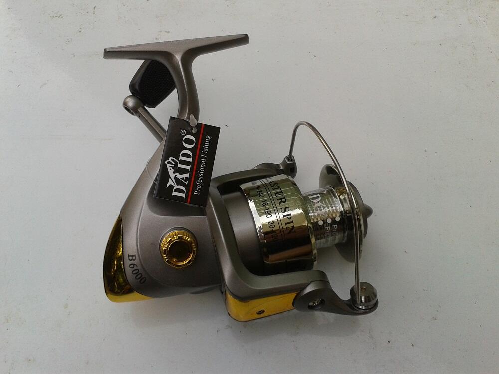 macam2 reel merk pionner, daido, shimano, golden fish
