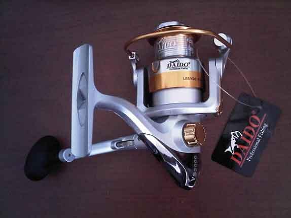 macam2 reel merk pionner, daido, shimano, golden fish