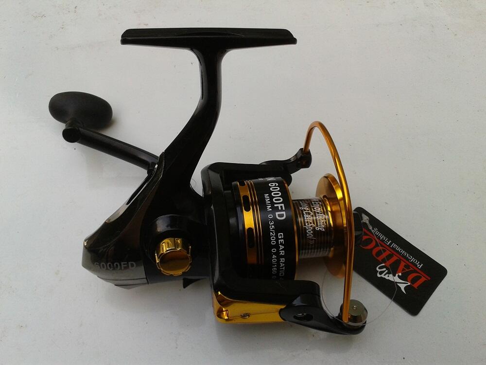 macam2 reel merk pionner, daido, shimano, golden fish