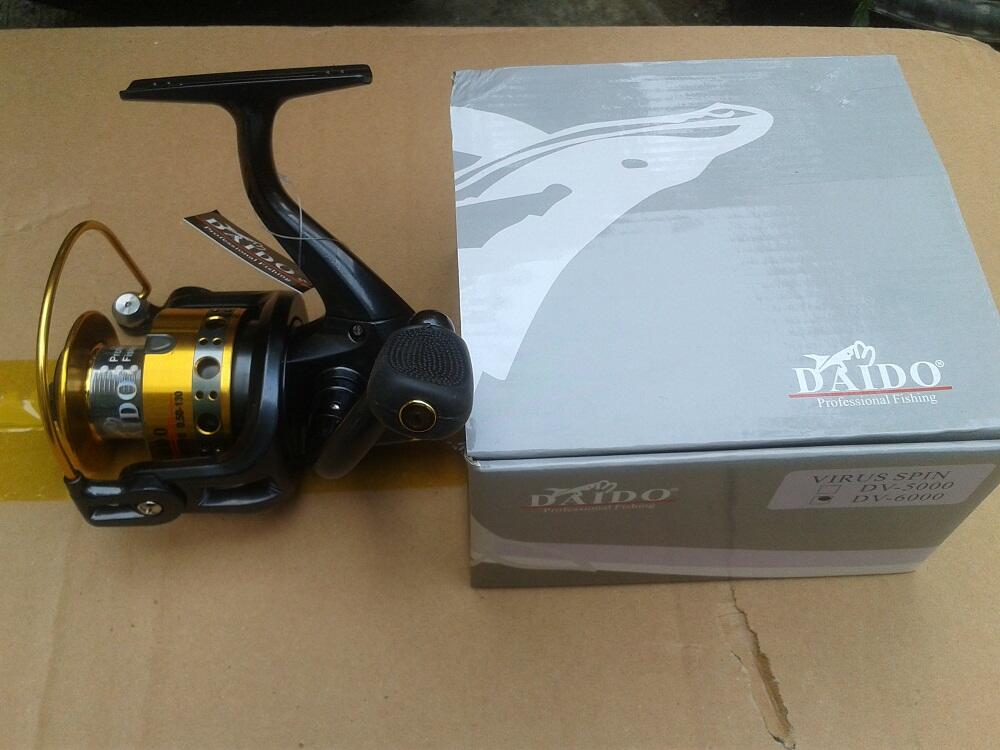 macam2 reel merk pionner, daido, shimano, golden fish