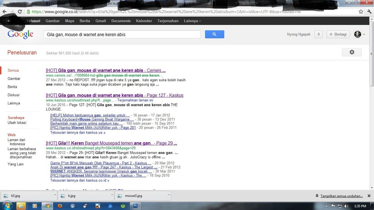 &#91;HOT&#93; Gila gan, mouse di warnet ane keren abis