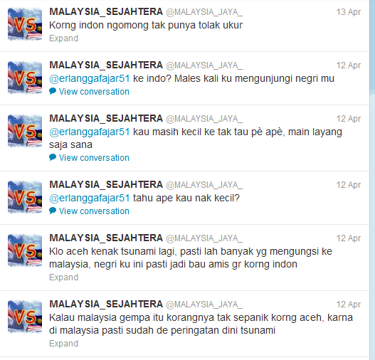 LAGI HOT DI TWITTER !! __ INDONESIA VS MALAYSIA __