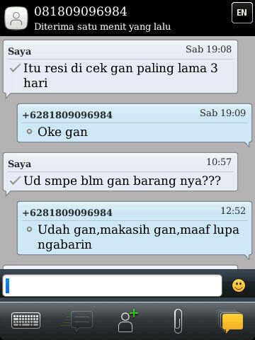 Testimonial&amp;bukti laporan barang sampai ORIGINAL 100% dikipli dijamin asli gan