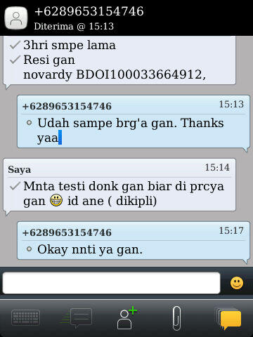 Testimonial&amp;bukti laporan barang sampai ORIGINAL 100% dikipli dijamin asli gan