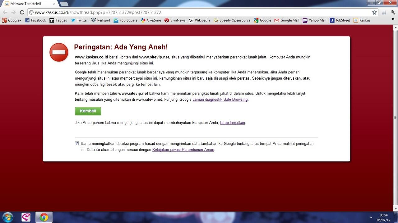 KasKus Kena MALWARE? o.O