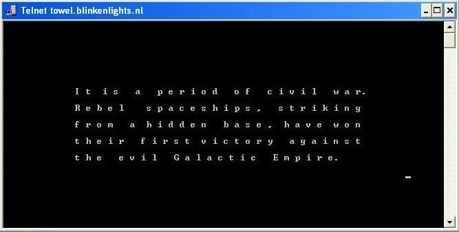 Mau Nonton Film Star Wars Via Command Prompt ? Masuk Sini Gan !!