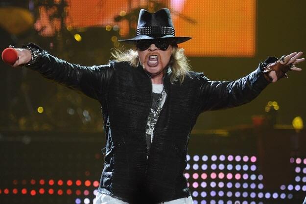 Perbedaan Axl Rose Dulu dan sekarang