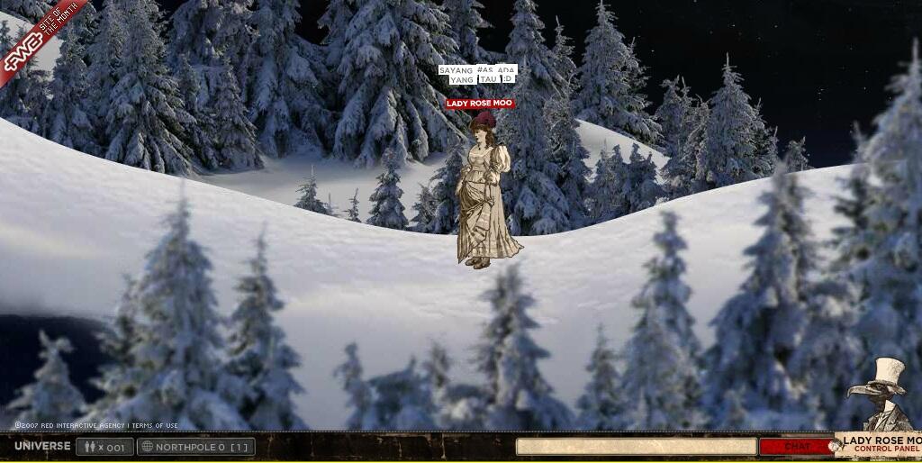 tampilan baru reduniverse.com -North Pole- masuk gan!!
