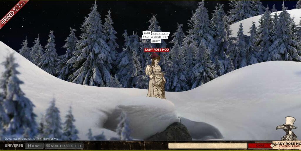 tampilan baru reduniverse.com -North Pole- masuk gan!!