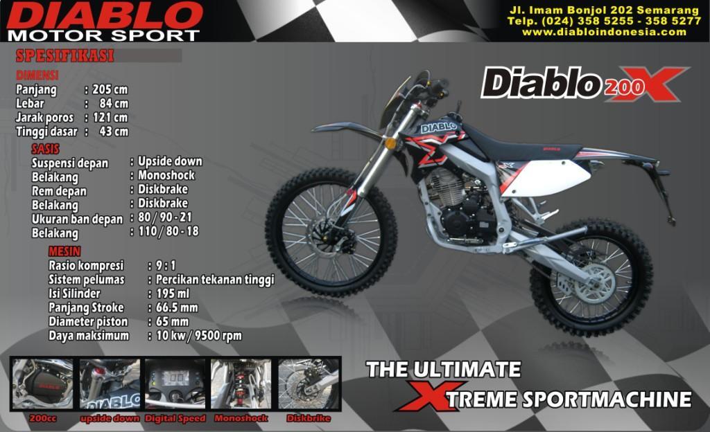 Terjual Motor  Trail  Sport Touring Diablo  Hyosung dll 