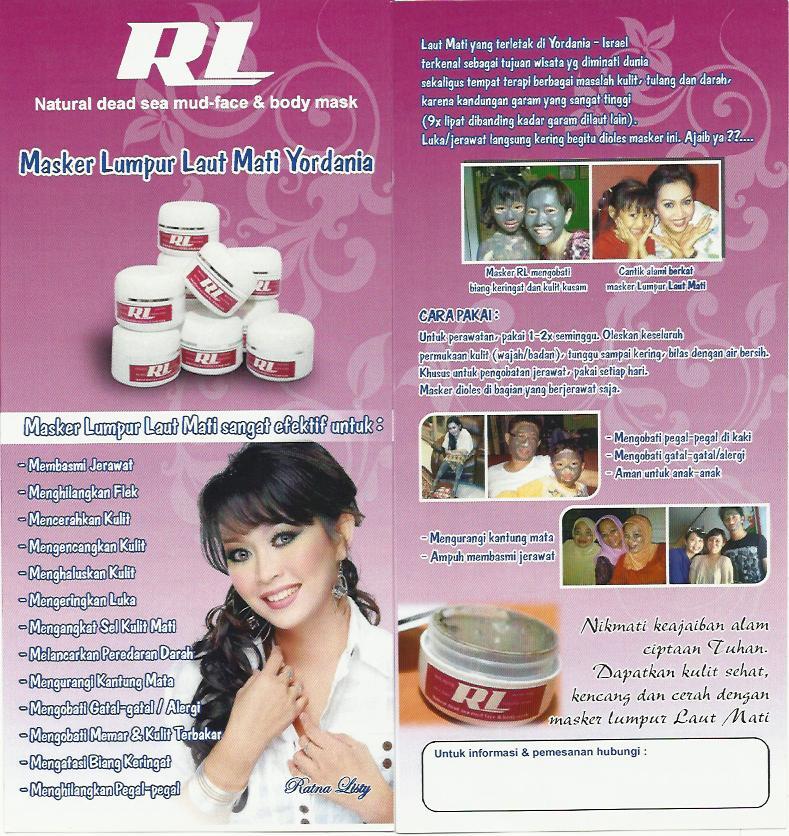 terjual jual masker rl ratna listy lumpur laut mati terjual jual masker rl ratna listy lumpur laut mati