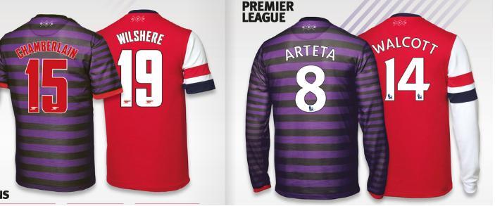 Jersey Away Arsenal BARU 12/13 &#91;Purple Reign&#93;