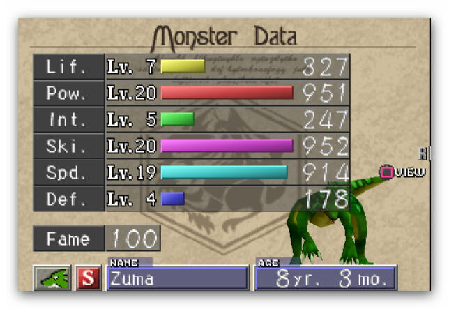 Monster Rancher Mesu Farm 2 Full Color