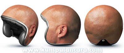 HELM KEREN GUYS, KALO GAK KEREN LEMPAR BATA KE ANE GAN!